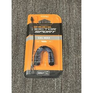 Shock Doctor Sport Gel Max Mouth Guard, Adult Fits Ages‎ 11 & Older NEW
